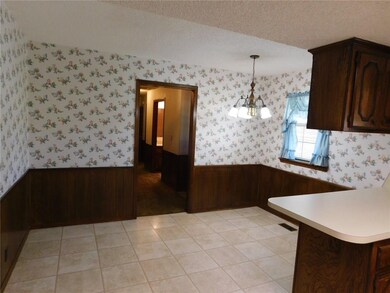Breakfast bar and dining room.