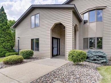 Front entrance is just steps away from garage stal