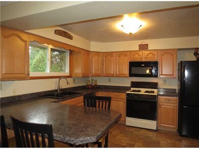 Kitchen. New gorgeous kitchen has plenty of cabine