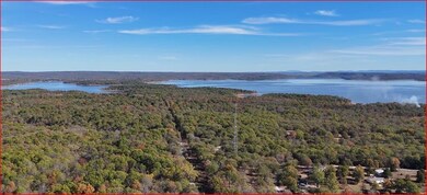 Drone footage of Lake Eufaula from the property