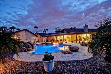 Pool sunset 1