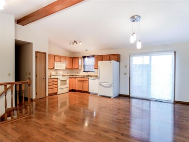 Open Concept with newer laminate Flooring