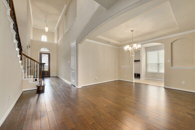 Entry way and formal dining room.