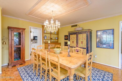 Dining with entry to kitchen