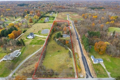 Aerial view of property's location featuring property boundaries highlighted