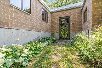 Courtyard off Interior Stair Landing