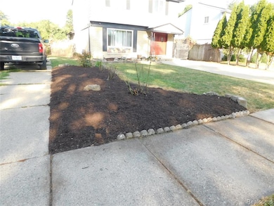 View of front of home with brick siding