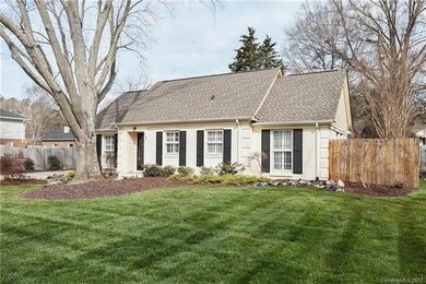 Meticulously landscaped yard