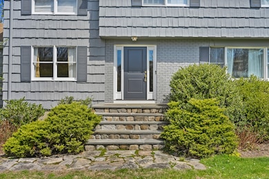 Front entrance with granite steps