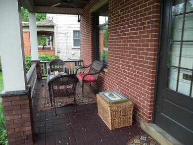 Front Porch with Ceiling Fan