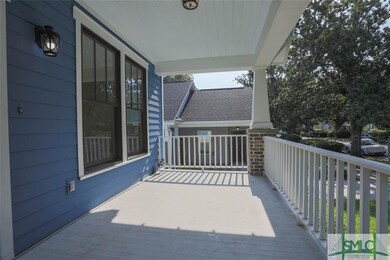Generous front porch