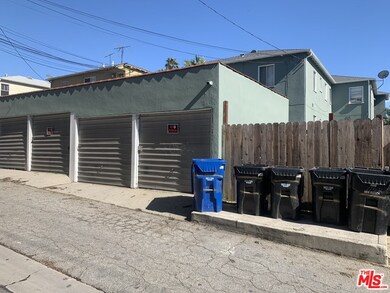 Garages in the alley