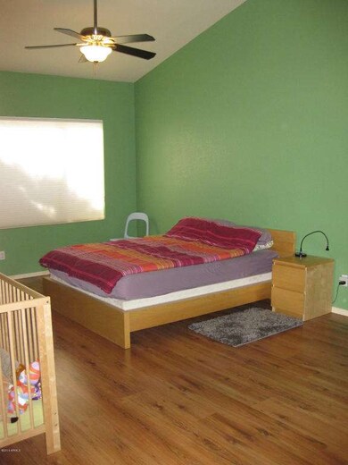 Master Bedroom with Vaulted Ceiling