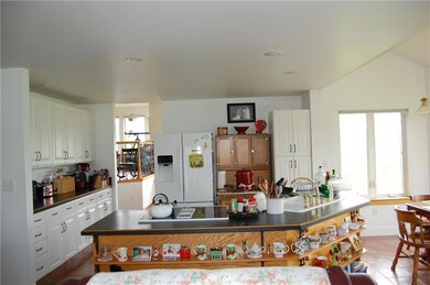 The kitchen is clean and sparkling...