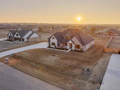 View of aerial view at dusk