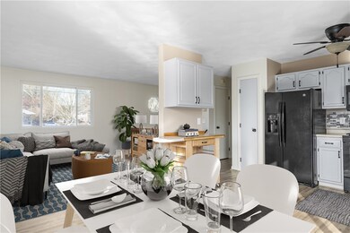 This photo depicts a virtually staged room.