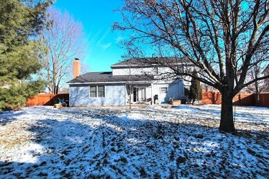 A view of the back of the home