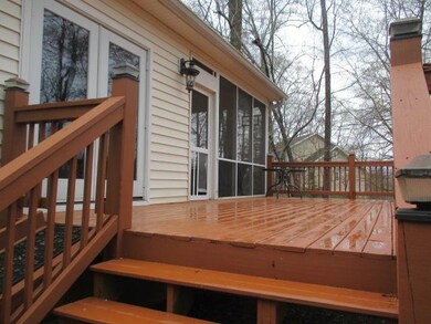 deck and screen porch