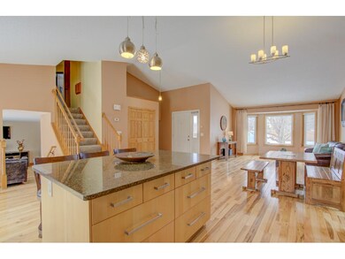 Kitchen with island