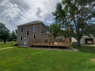 North side of house