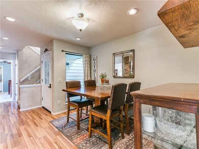 The is one of two dining areas.
