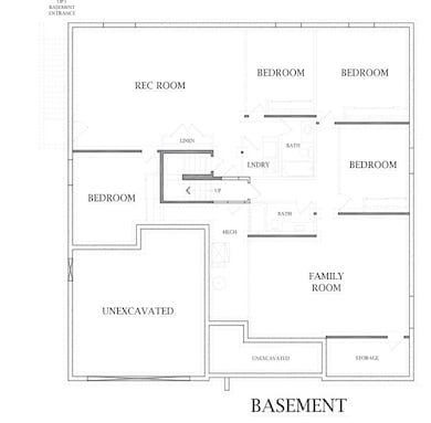 View of home floor plan
