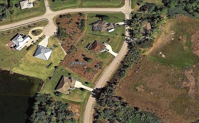 Aerial view of lot.  1/2 acre lot is already parti