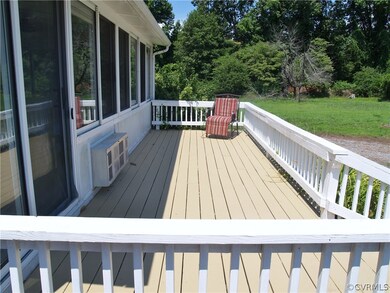 Rear Sun Deck off Sun Room