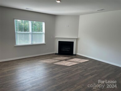 Living room with fireplace