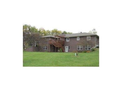 Back view of house