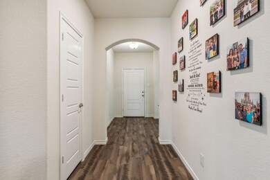 A look towards the front door.