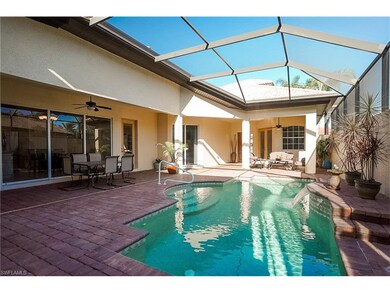 Courtyard with pool