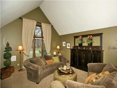 Formal Living Room with Vaulted Ceilings