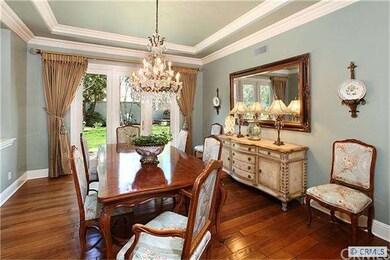 Dining room that opens to the large backyard, perf