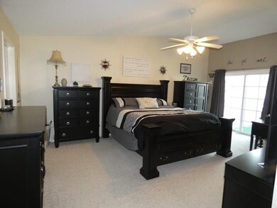Master bedroom is handicap accessible