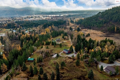 Aerial view looking South and West...
