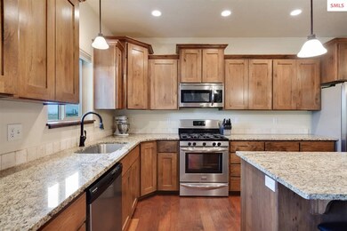 All of the countertops are granite