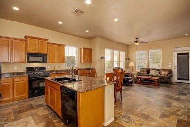Kitchen Open to Family Room
