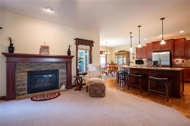 Living Room with fireplace