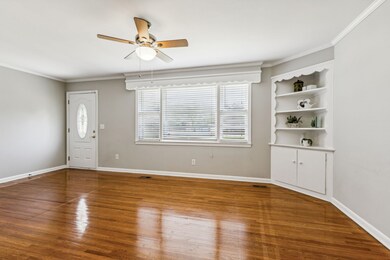 Built in corner bookcase