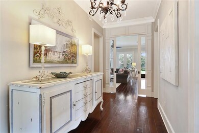 Walking into the front door - walk thru the foyer