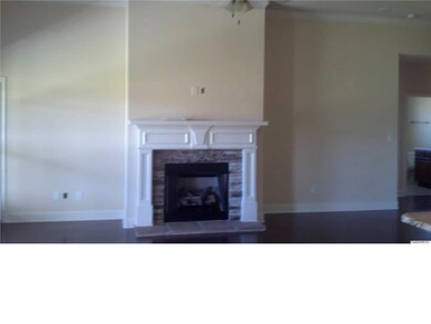 Gas log fireplace in the Great Room.