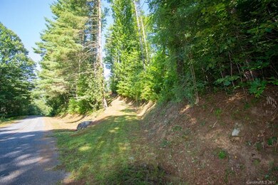 Driveway already cut in