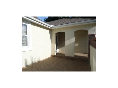 Enclosed front patio