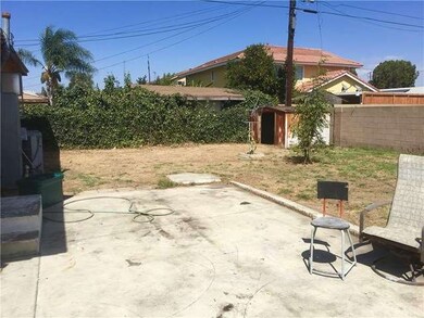 Large sunny back yard.