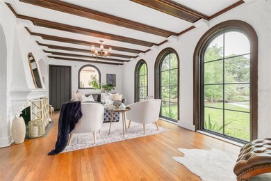 Living/Parlor Room, New Renewal by Anderson windows, original wood detailing, Wood Burning Fireplace