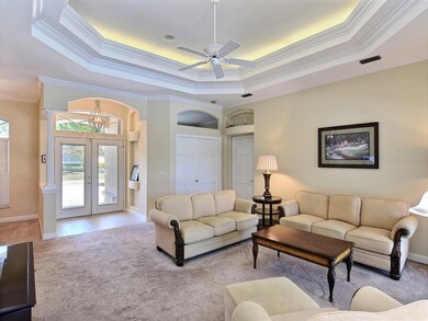 Double coffer lighted ceiling