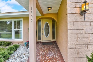 Front entrance to the house