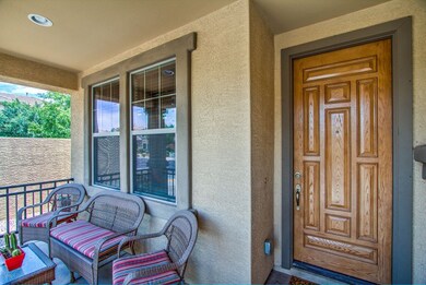 Roomy Covered Front Patio