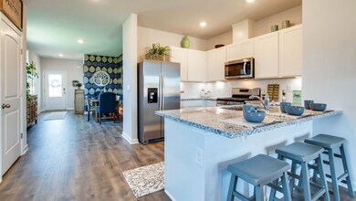 Pictures are of previously completed home of same floorplan. Features may vary. HOME WILL HAVE WHITE QUARTZ COUNTERTOPS